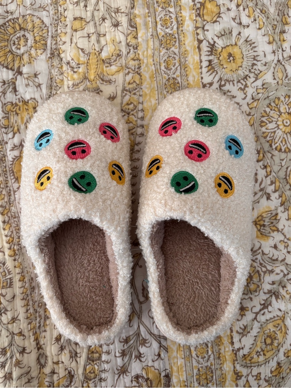 Smiley Face Slippers